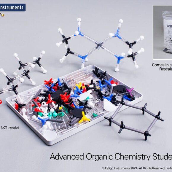 University Chemistry Bundle - Molecular Model Set and Lab Protective Eyewear - Picture 2 of 13
